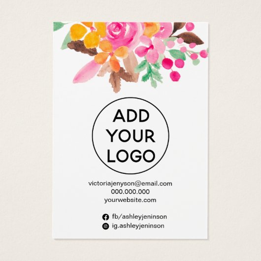 秋フローラガーリージュエリーネックレス表示 (裏面)