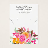 秋フローラガーリージュエリーネックレス表示 (正面)