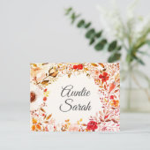 秋フローラゴッドマザー提案カード ポストカード (スタンド正面)