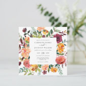 秋フローラスクエア結婚式招待状 招待状 (スタンド正面)