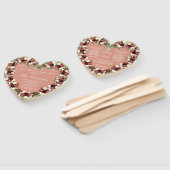 秋フローラソフトテラコッタクリームブルゴーニュハート ハンドファン (組立なし)