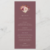 秋フローラティーカップ秋ブライダルシャワー メニュー (正面)