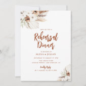 秋フローラテラコッタリハーサルディナー 招待状 (正面)