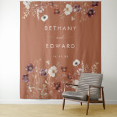 秋フローラテラコッタ結婚の背景 タペストリー (インサイチュ)