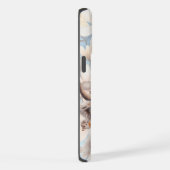 秋フローラハイランドカウズ iPhoneケース (右側面)