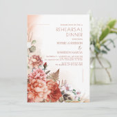 秋フローラバーントオレンジリハーサルディナー 招待状 (スタンド正面)