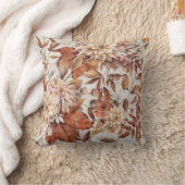 秋フローラパターン(の模様が)ある装飾用クッション2 クッション (ブランケット)