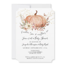 秋フローラパンプキンセージ緑の金ゴールドベビーシャワー