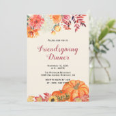 秋フローラパンプキンフレンドゼイビング招待状 招待状 (スタンド正面)