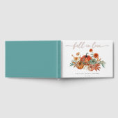 秋フローラパンプキンブライダルシャワー ゲストブック (全面)