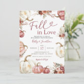 秋フローラパンプキン婚約パーティ 招待状 (スタンド正面)