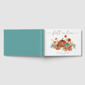 秋フローラパンプキ結婚ン ゲストブック (全面)