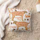 秋フローラヒョウ装飾用クッション クッション (ブランケット)