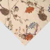 秋フローラピネコーンギフトラッピングティッシュペーパー 薄葉紙 (詳細)