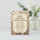 秋フローラファミリー懇親会葉書 シーズンポストカード (スタンド正面)