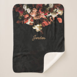 「秋フローラファンタジー」 シェルパブランケット