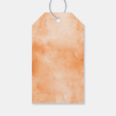 秋フローラブライダルシャワーありがとうギフトラベル ギフトタグ (裏面)