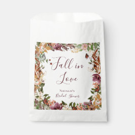 秋フローラブライダルシャワー優先バッグ フェイバーバッグ