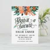 秋フローラブライダルシャワー招待 招待状 (スタンド正面)