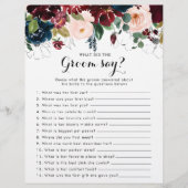 秋フローラブライダルシャワー新郎は何と言った (正面)