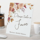 秋フローラブライダルシャワー 台座サイン (インサイチュ)