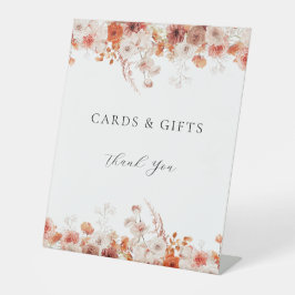 秋フローラブライダルシャワー 台座サイン