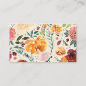 秋フローラブルゴーニュかぼちゃおむつラッフルカード エンクロージャーカード (裏面)