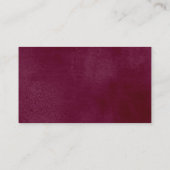 秋フローラブルゴーニュ水色おむつラッフルカード エンクロージャーカード (裏面)