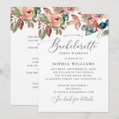 秋フローラブルーベリーバチェロレッテ週末 招待状 (正面/裏面)