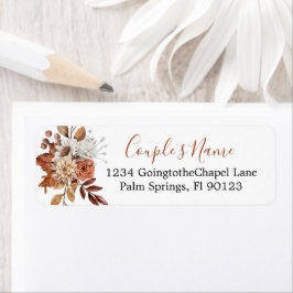 秋フローラブーケオン ラベル