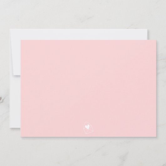 秋フローラブーツ水色ベビーシャワー郵便 招待状 (裏面)