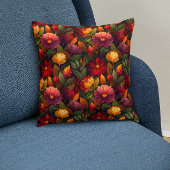 秋フローラボタニカルデコール – 秋デザイン クッション