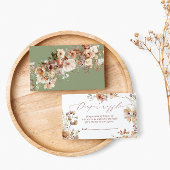 秋フローラボホウォーター色おむつラッフル エンクロージャーカード