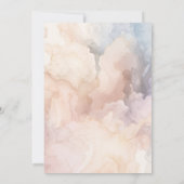 秋フローラボホエレガントウェディング 招待状 (裏面)