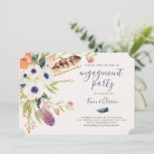 秋フローラボホ婚約招待状 招待状 (スタンド正面)