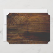 秋フローラボホ婚約招待状 招待状 (裏面)