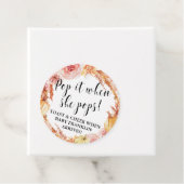 秋フローラポップ・アートの彼女が赤ちゃんシャワーをポップする時 フェイバータグ (インサイチュ)