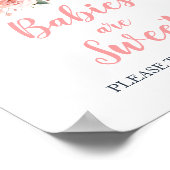 秋フローラリトルカボチャベビーは甘い ポスター (角)