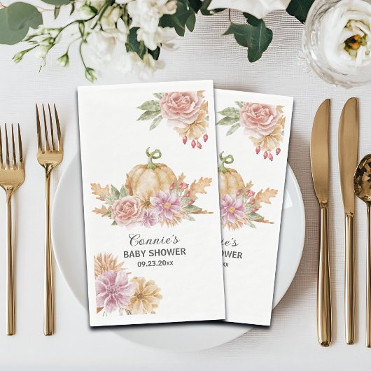 秋フローラリトルカボチャ赤ちゃんシャワー