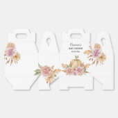 秋フローラリトルカボチャ赤ちゃんシャワー フェイバーボックス (見開き)