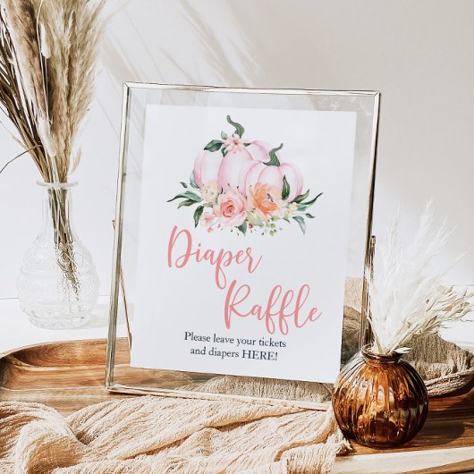 秋フローラリトルカンプキンシャワーオムツラッフル ポスター