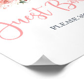 秋フローラリトルカンプキンシャワーゲストブック ポスター (角)