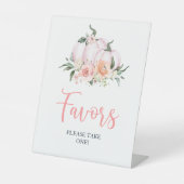 秋フローラリトルカンプキンパビリティー 台座サイン (正面)