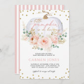 秋フローラリトルカンプキンベビーシャワー招待状 招待状 (正面/裏面)