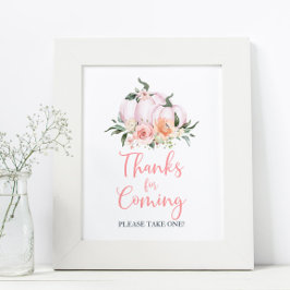 秋フローラリトル感謝していパンプキfor 来s ポスター