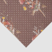 秋フローラワイルドフラワーバタフライブラウンデクページ 薄葉紙 (詳細)