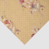 秋フローラワイルドフラワーバタフライマスタードデクページ 薄葉紙 (詳細)