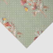 秋フローラワイルドフラワーブーケバタフライデクページ 薄葉紙 (詳細)