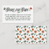 秋フローラ図書ベビー エンクロージャーカード (正面/裏面)