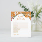 秋フローラ小さなカボチャはベビーカードを願う (スタンド正面)